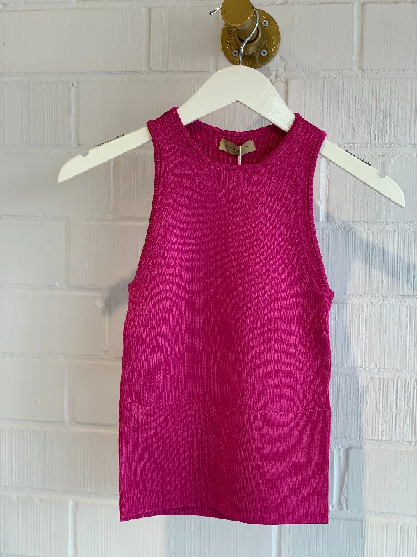 Act Fast Luisa Knit Tank Pink