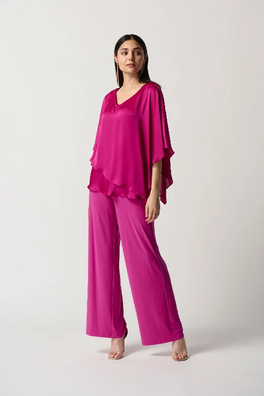 Fantastic Offers Joseph Ribkoff  Satin Cape Top