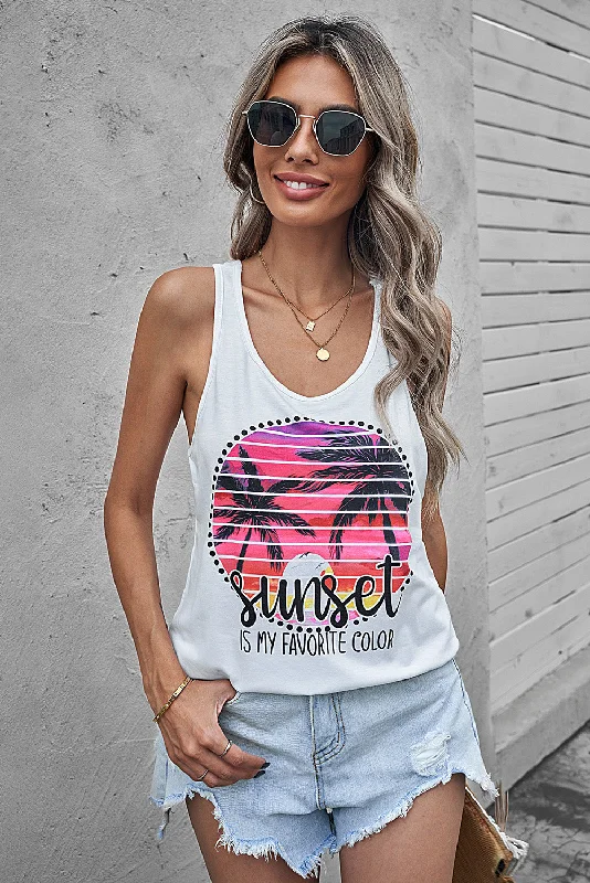 Limited Time Discount Sunset Is My Favorite Color Tank