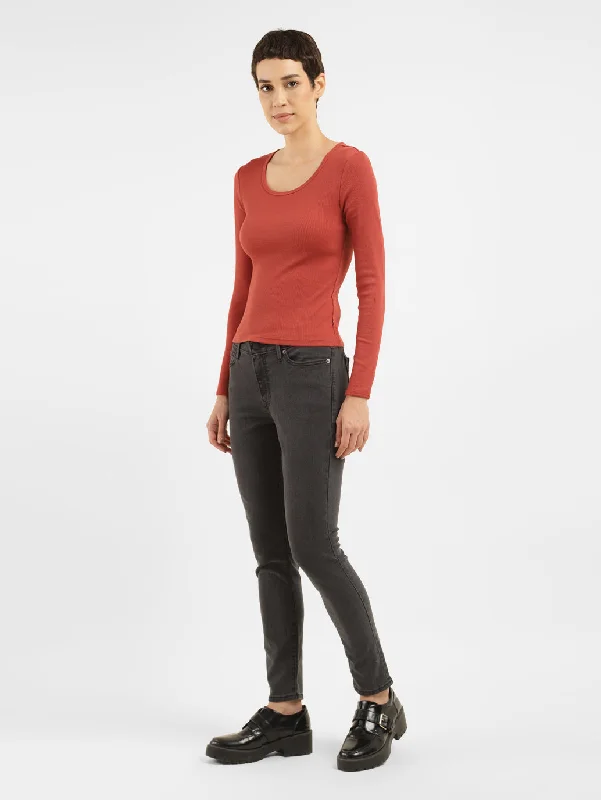 One-Day Only Women's Solid Scoop Neck T-Shirt