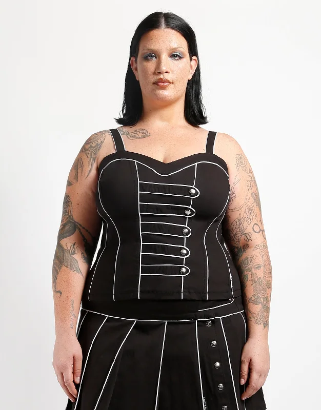 Crazy Deals CURVE BAND CORSET WHITE