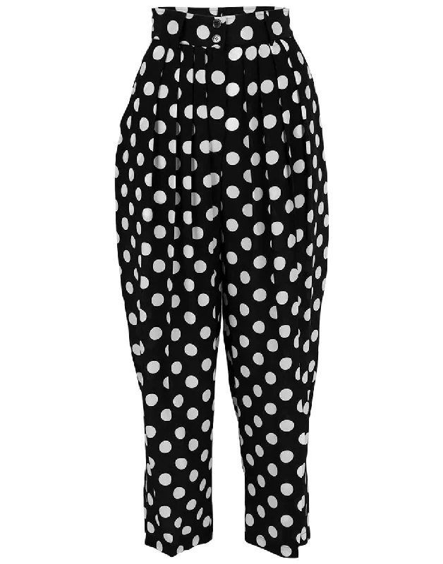 New Deals Polka Dot Pleated Trouser