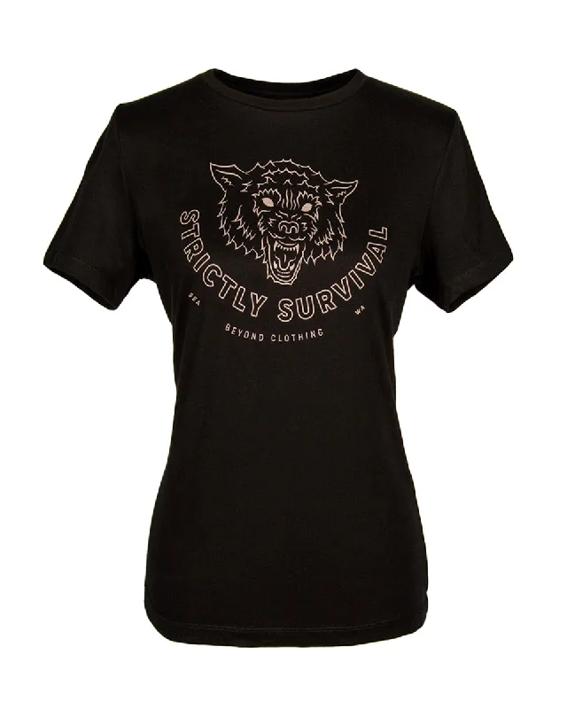 New Deals Womens Strictly Survival Tee