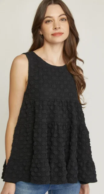 Final Clearance Bubble Tank-Black