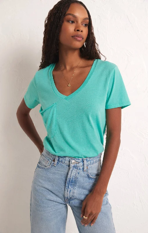 Mega Discount Z Supply Pocket Tee - Cabana Green