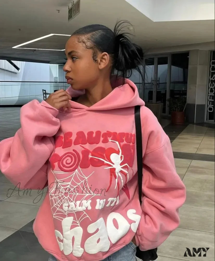 Don't Miss Harajuku Y2K Loose Trendy Comfortable Hip Hop Punk Long Sleeve Stylish Hoodies