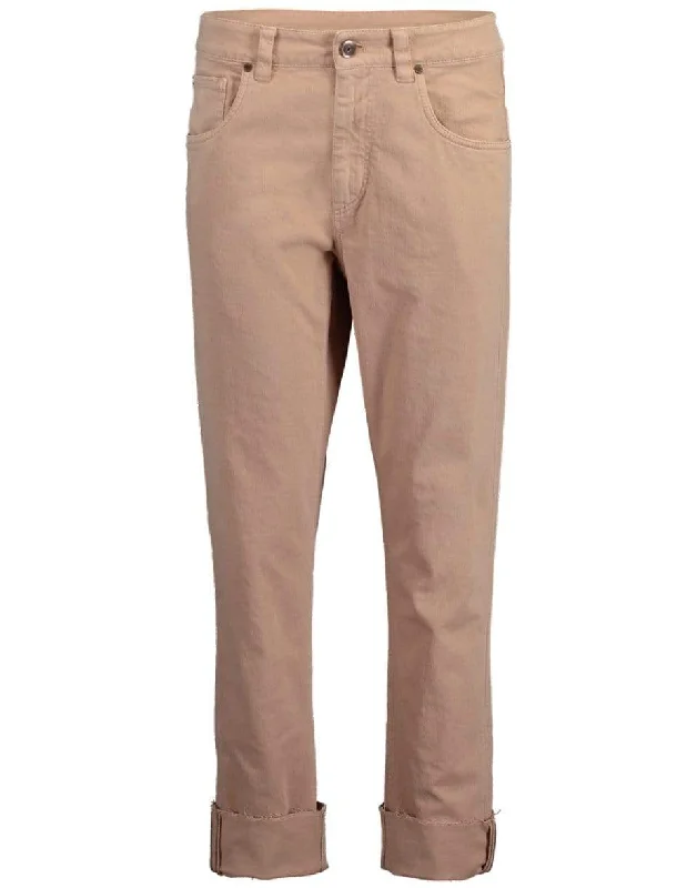 Discount Deals Cuffed Garment Dyed Jean