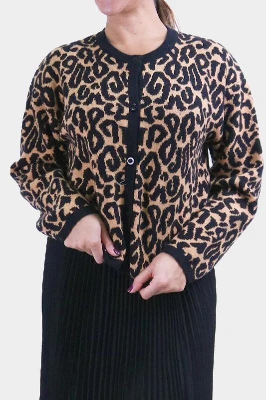 Blowout Deals HADLEE CARDIGAN (BROWN LEOPARD)