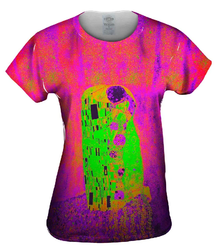 Crazy Savings Pop Art Klimt - "The Kiss Hotpink" (1907)