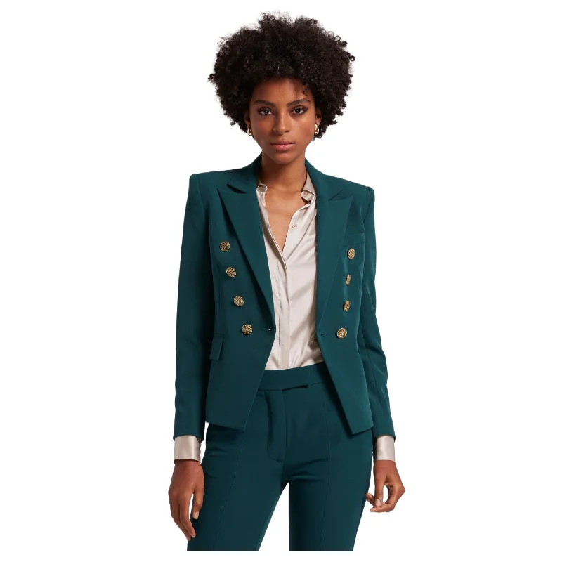 Buy More, Save More Janna Crepe Blazer in Hunter