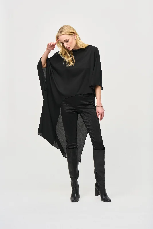 Special Discount Joseph Ribkoff Georgette Asymmetrical High-Low Top