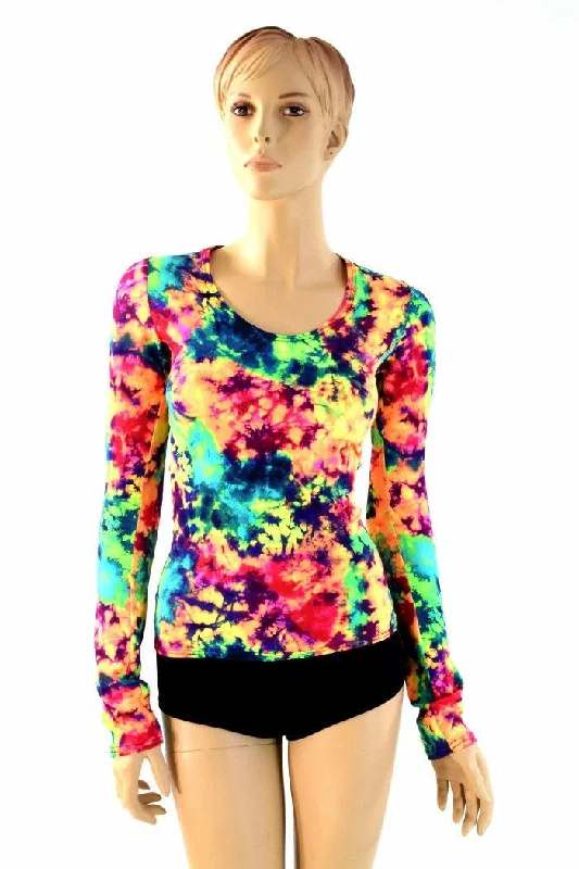 Don't Delay Acid Splash Long Sleeve Top