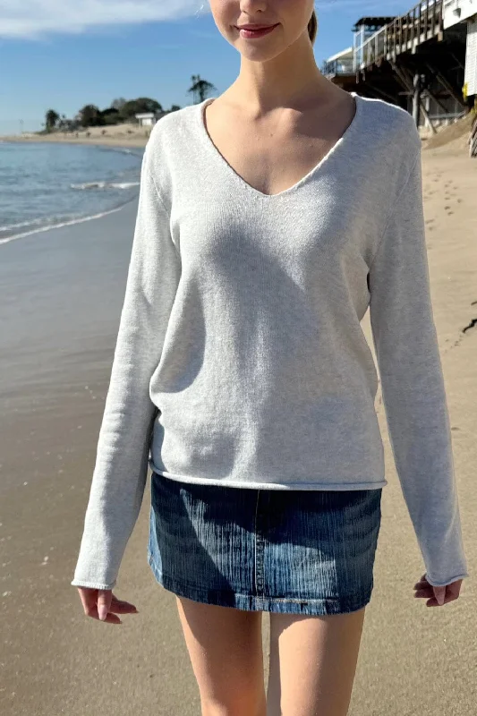 Time-Limited Offer Andi V-Neck Cotton Sweater