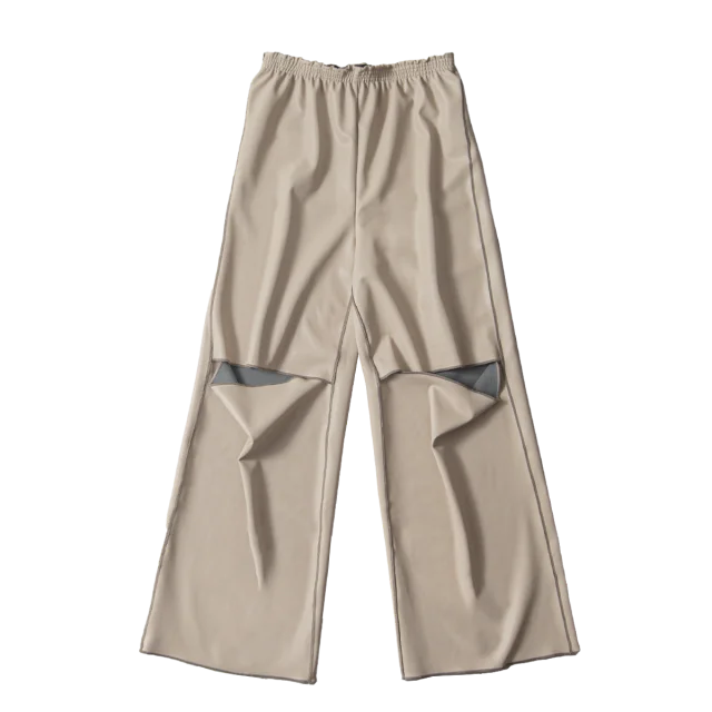Price Rollback Slit knee pants /  beige