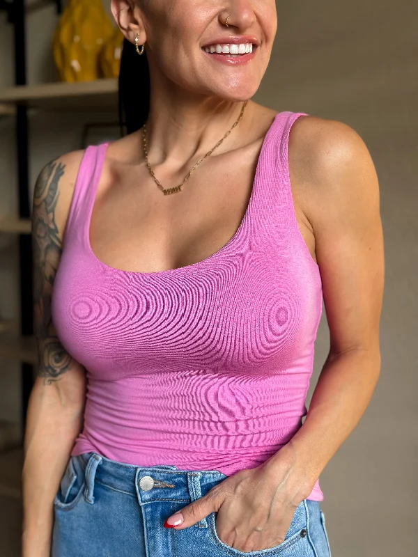 Huge Savings Your New Favorite Tank - Bubblegum Pink