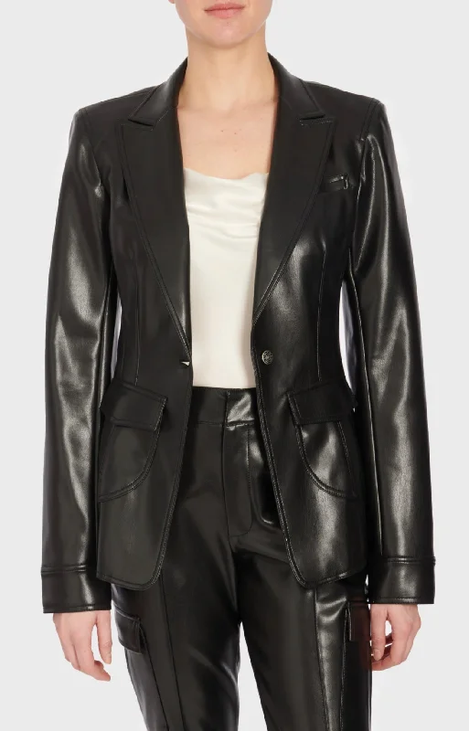 Big Savings Vegan Leather Louisa Jacket