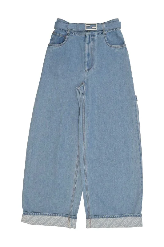 Quick Sale [WW38354] Fendi | Tapered Pants