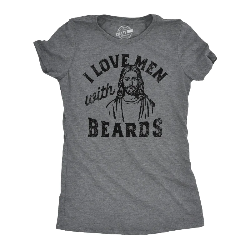 Incredible Offers I Love Men With Beards Women's T Shirt