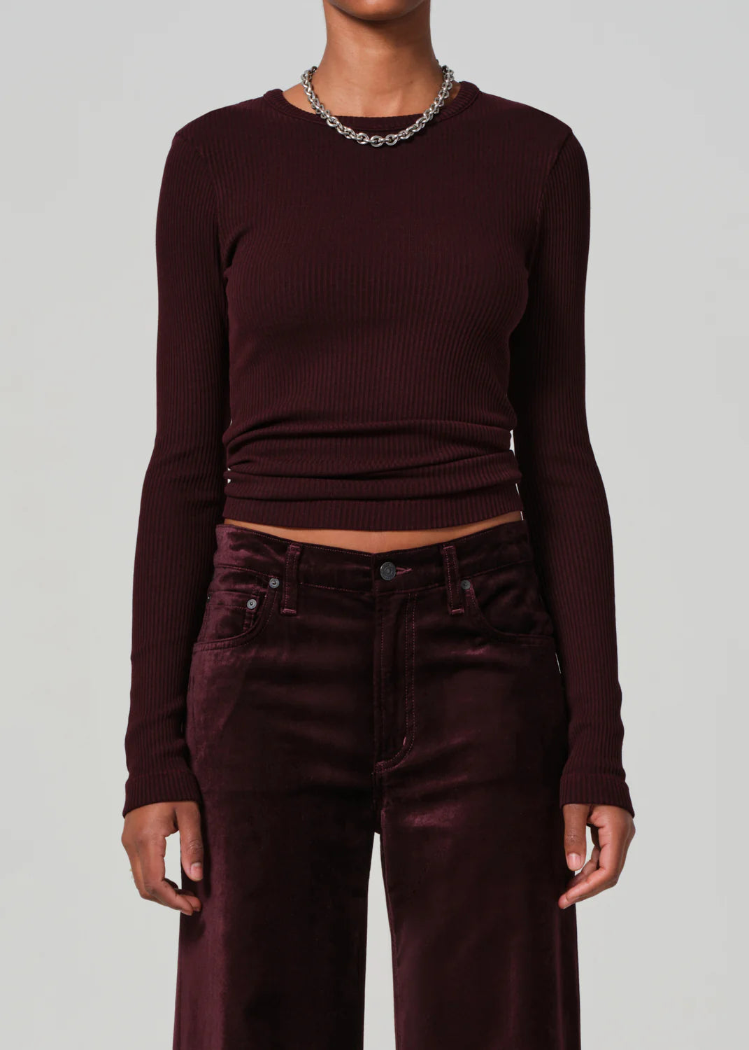 Unmissable Offer Bina Crewneck ~ Burgundy