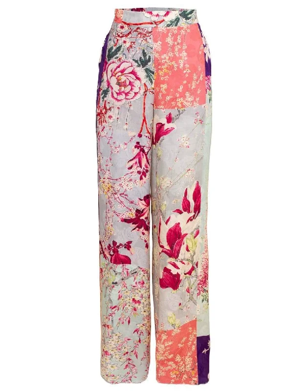 Celebrate the Weekend with Discounts Printed Palazzo Trouser