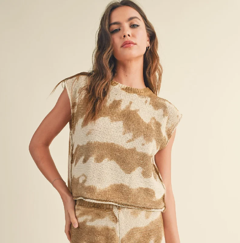 Unbeatable Deal TIE DYE KNITTED TOP
