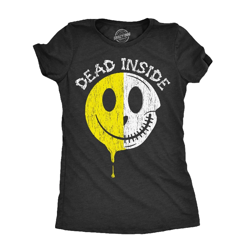 Steals and Deals Dead Inside Smile Women's T Shirt