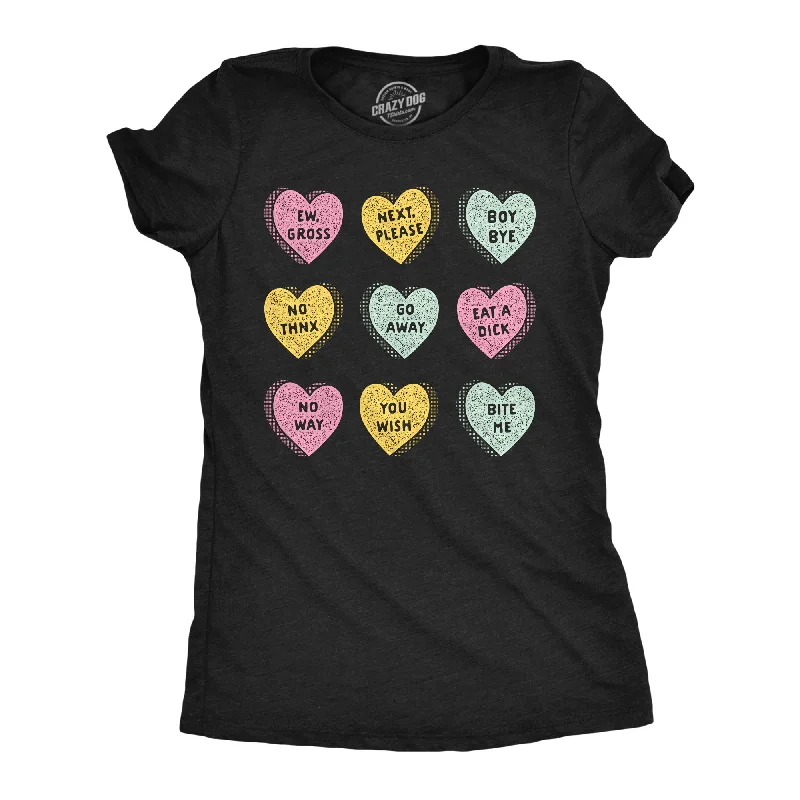 Weekend Discounts to Delight Anti Valentines Day Candy Hearts Women's T Shirt