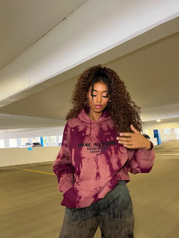 Deal Alert Maroon Acid Burbs Hoodie