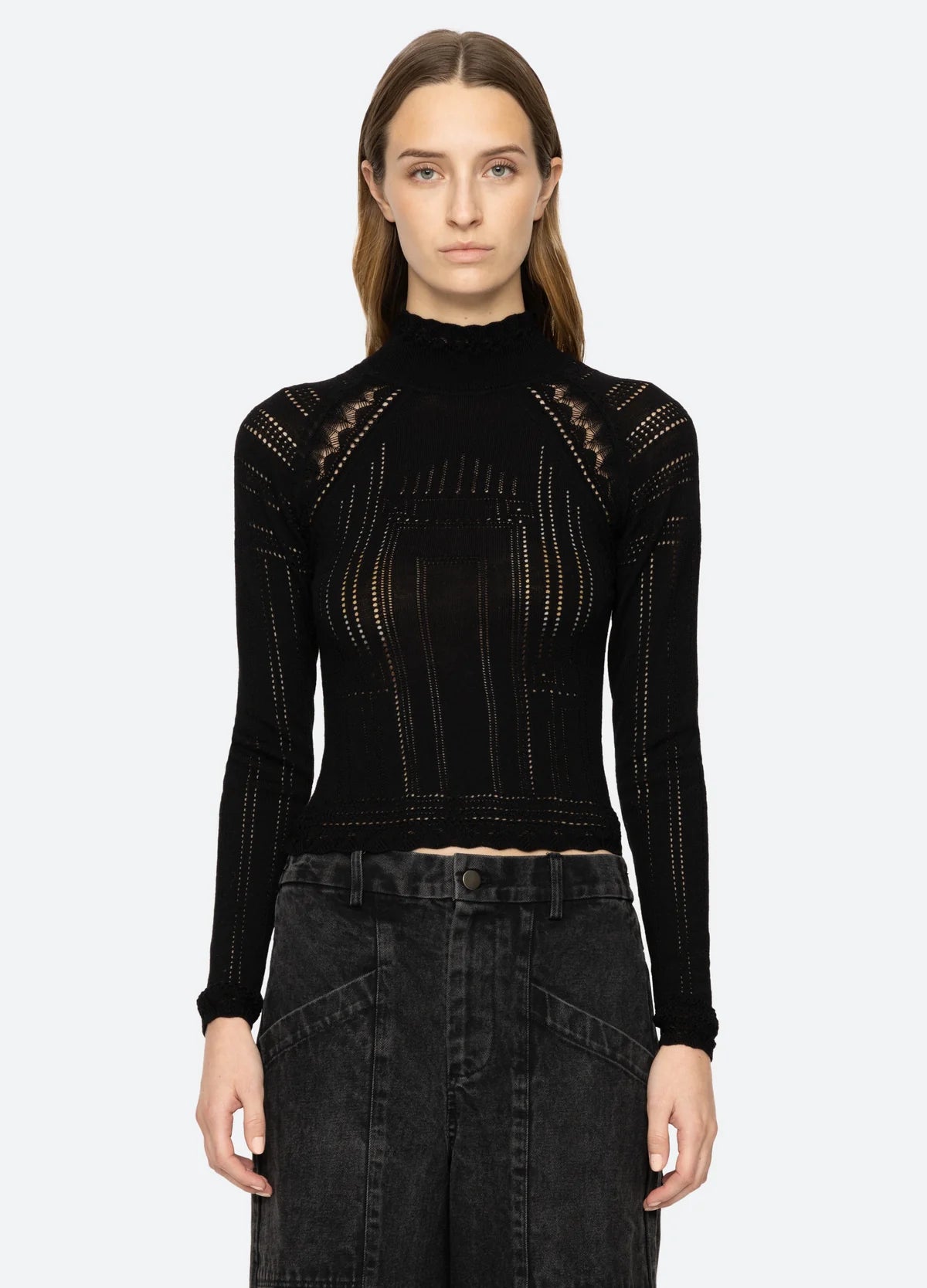 Act Fast Paxton Turtleneck ~ Black