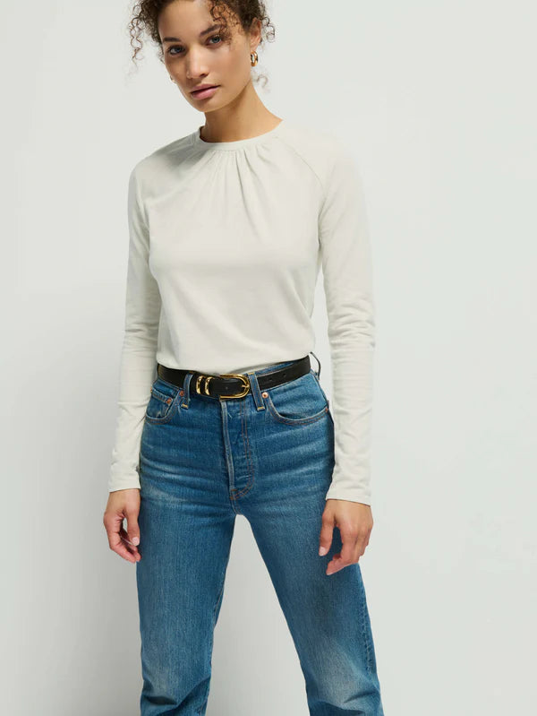 Price Smash Alejandra Crewneck ~ Porcelain