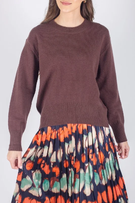 Price Rollback OVERSIZED SWEATER (BROWN)