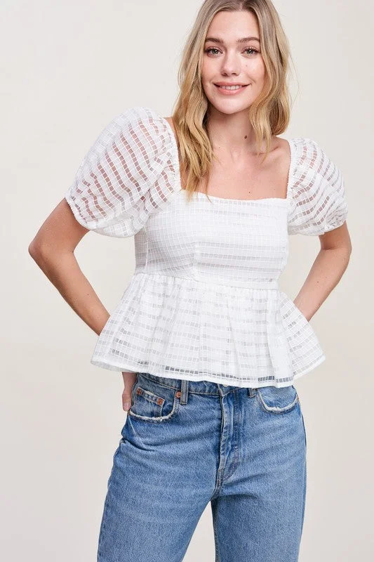 Steals and Deals Confidently Cute Top - White