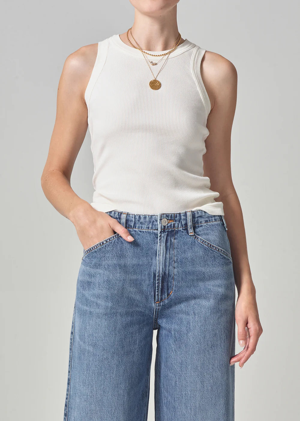 Weekend Deal Isabel Rib Tank ~ Pashmina