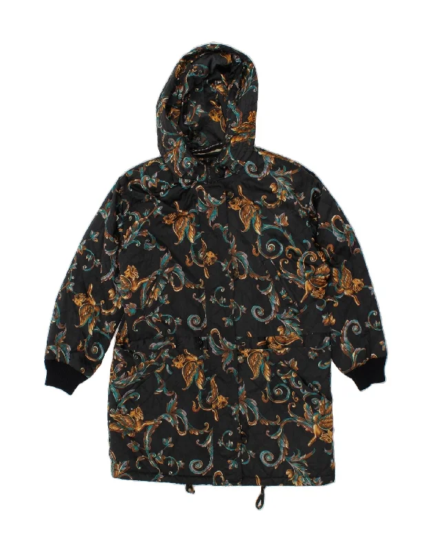 Friends and Family Sale LONDON FOG Womens Hooded Quilted Overcoat UK 14 Medium Navy Blue Paisley Friends and Family Sale LONDON FOG Womens Hooded Quilted Overcoat UK 14 Medium Navy Blue Paisley
