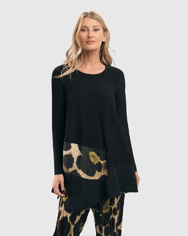 Deal of the Week Hazel Mix Media Swing Top, Multi