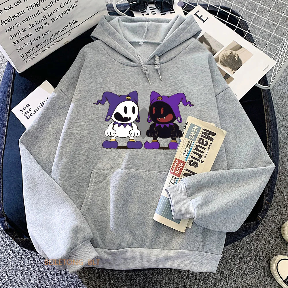 Midnight Sale Casual Comfortable Cartoon Print Long-sleeved Hoodie