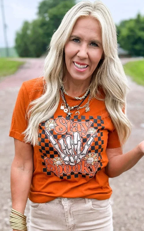 Weekend Shopping Extravaganza Stay Spooky Graphic T-shirt - FINAL SALE