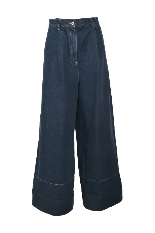 Big Savings [WW40053] Loewe | Wide Leg Pants