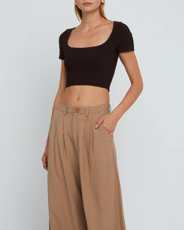 Shop and Save Sculpting Knit Squareneck Top