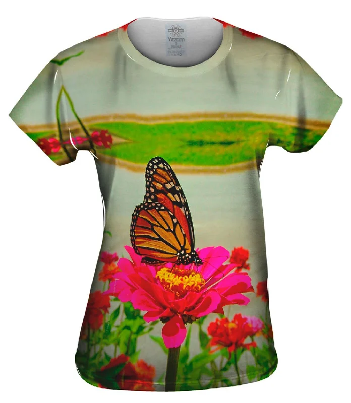 Weekend Deals That Please Pink Flower Butterfly