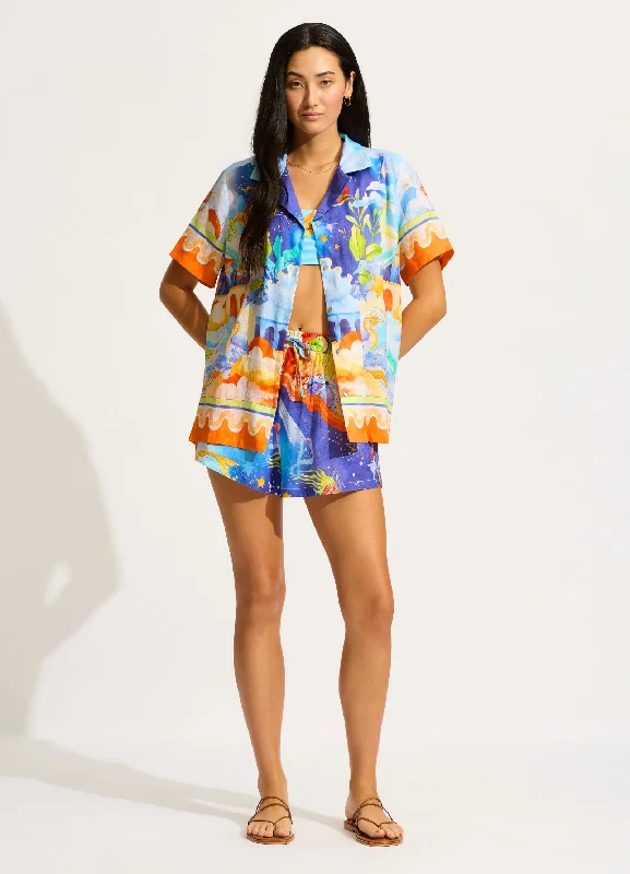 Deep Savings Aquarius Short - Turquoise