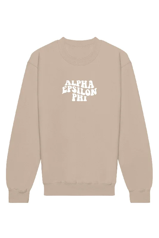 Low Price Alpha Epsilon Phi Sister Sister Crewneck Sweatshirt