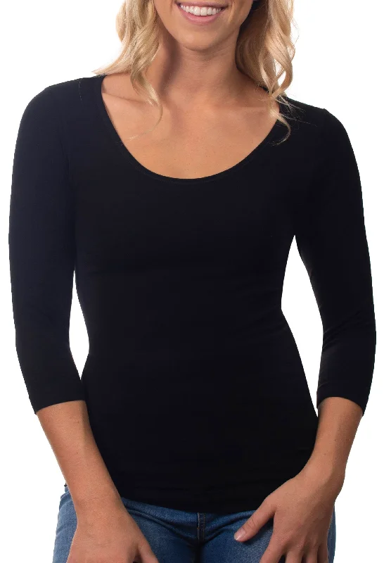 Weekend Deal Bamboo 3/4 Sleeve Top
