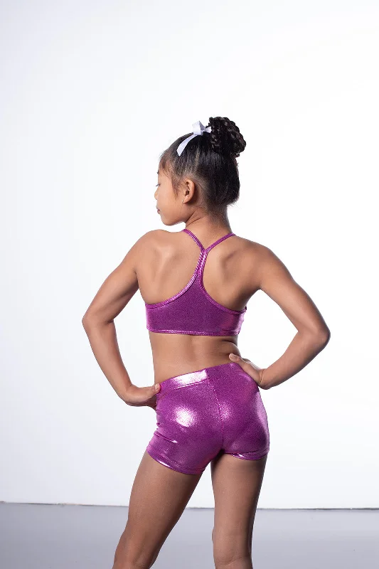 Weekend Steals Await Plum Mystique Crop Top