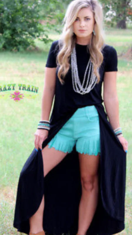 Unmissable Offer Black Talladega Tunic (Small & Medium)