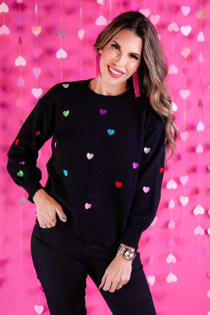 Lowest Price Love In The Air Heart Sweater
