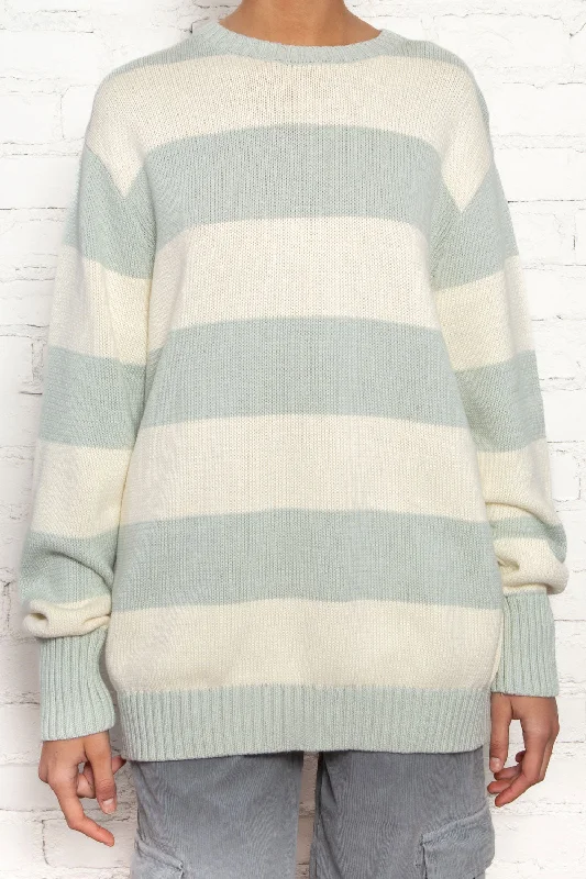 Ivory and Sage Stripes