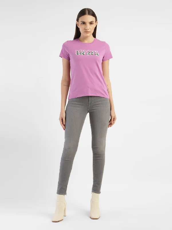 Extra Savings Women's Graphic Print Crew Neck T-shirt