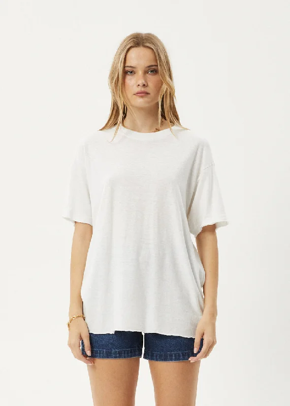 Fantastic Savings AFENDS Womens Slay - Oversized Tee - White