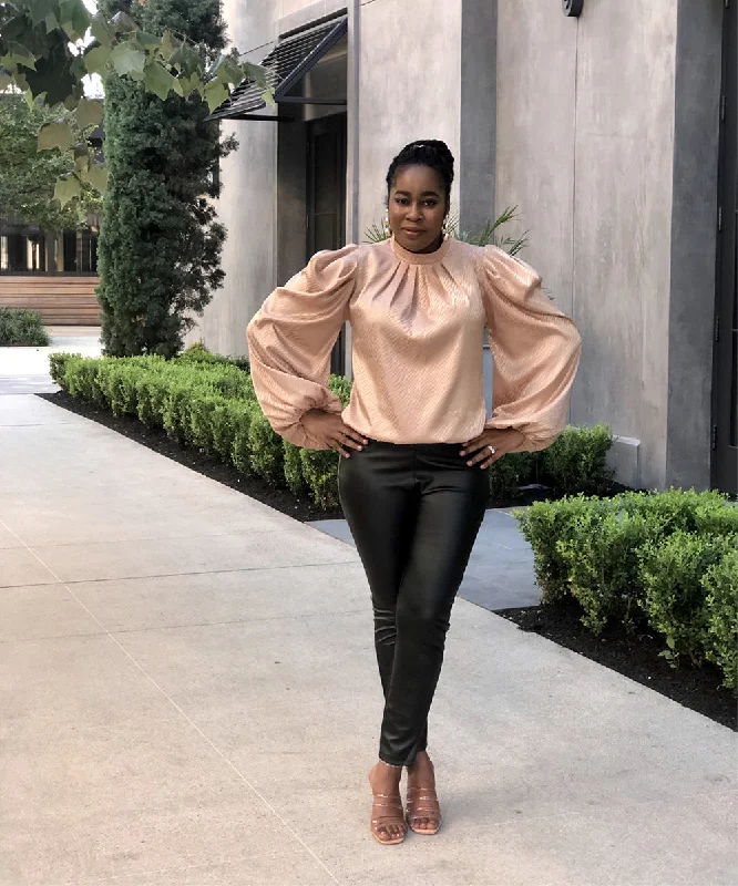 The Best Prices Modish puffed sleeve top
